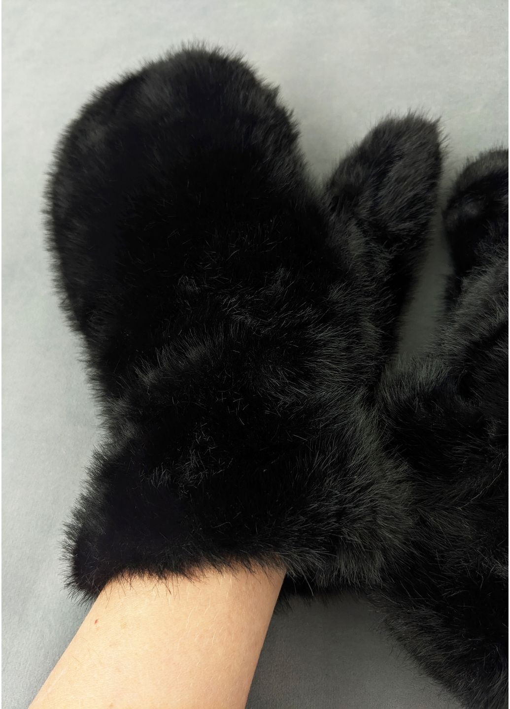 Утеплені хутряні рукавиці для зими InFashion Рукавиці (369924140)