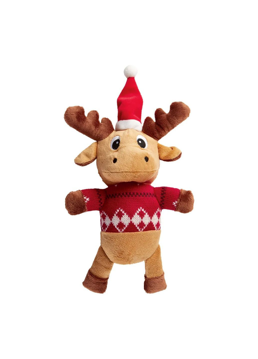 Плюшева іграшка з пищалкою для собак Лось 31,5х21х8,8 см комбінований Zoofari (362703521)