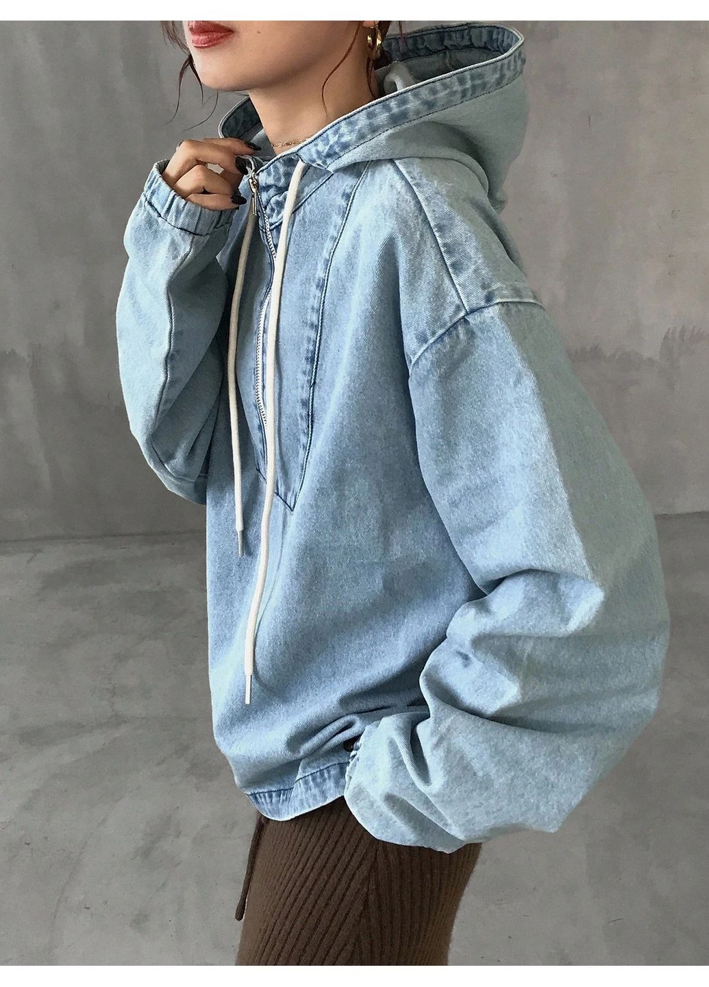 Джинсова сорочка SHEIN (382569783)