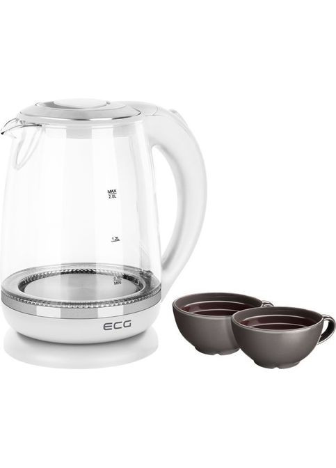Електрочайник (RK2020 White Glass) ECG RK 2020 White Glass (354227602)