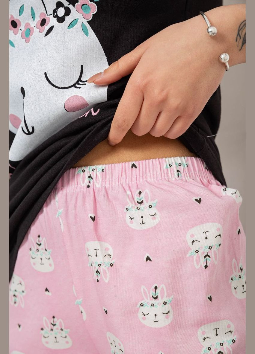 Комбінована піжама жіноча з принтом Ager 243R15908