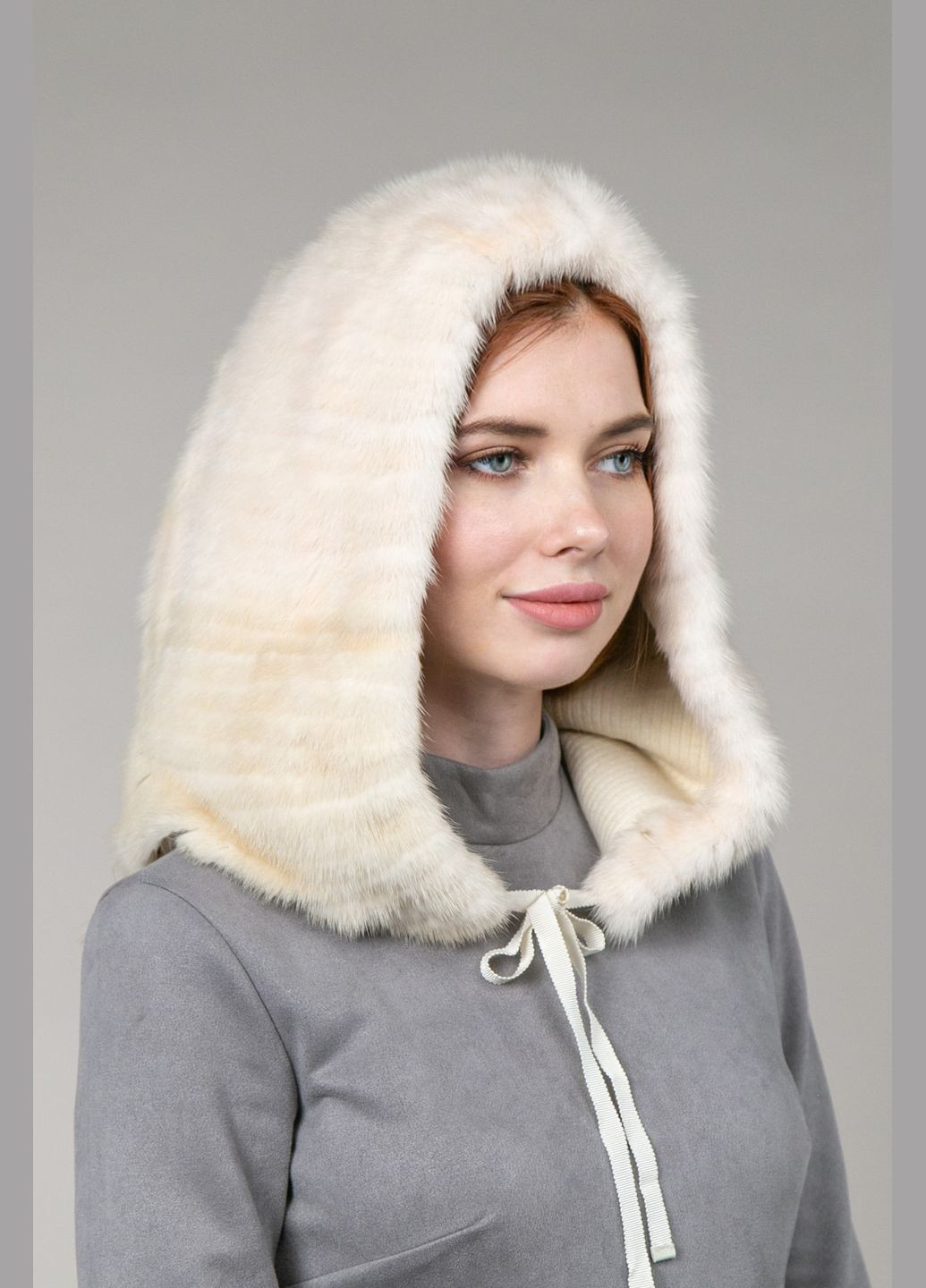 Капюшон из меха датской норки в росшиве Chicly Furs (286327414)