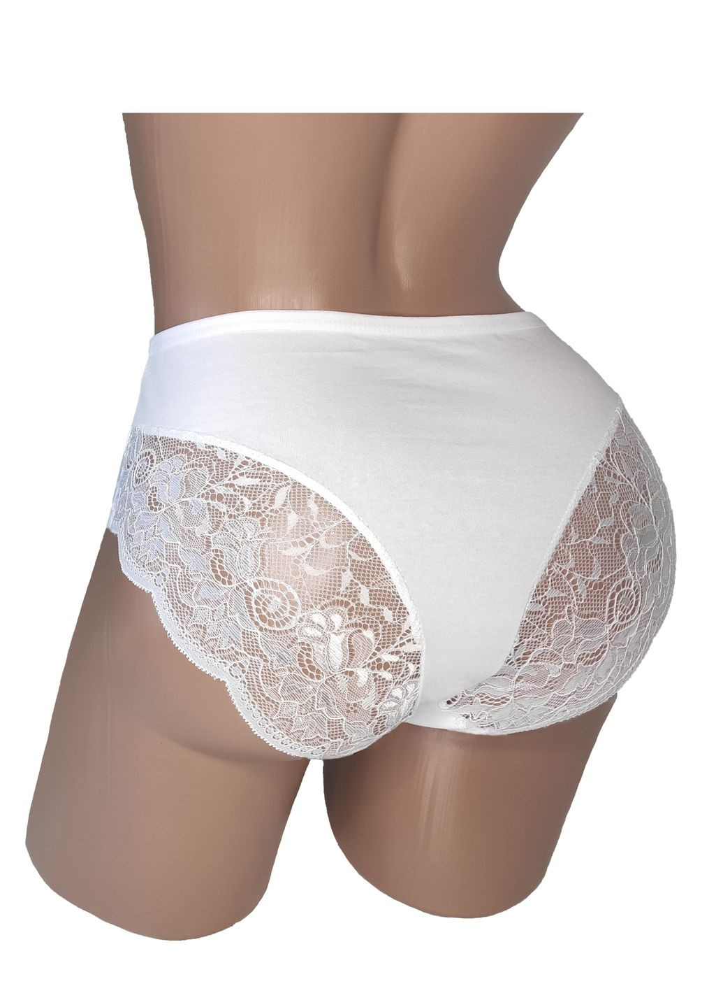 Трусы хлопковые наивысшего качества украшенные кружевом Hana (362474424)