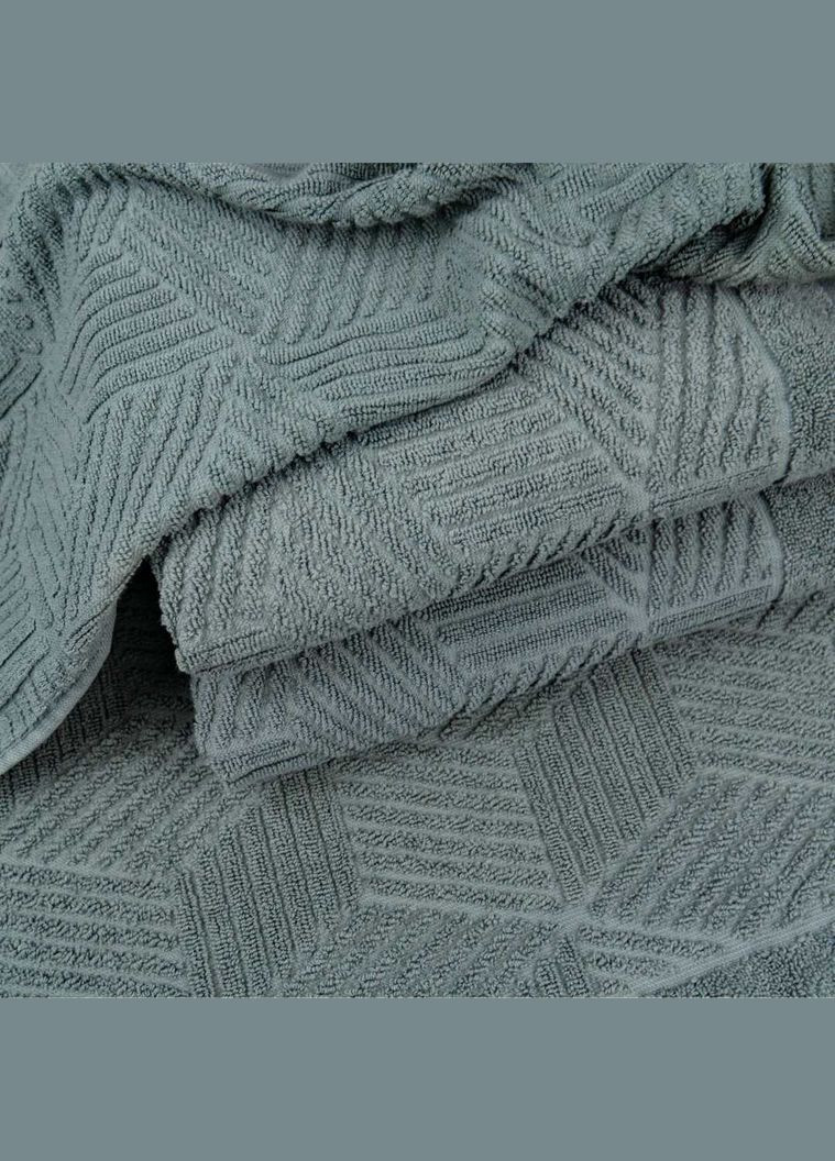 GM Textile полотенце махровое уельс 40х70см 500г/м2 (темно) мятный производство -