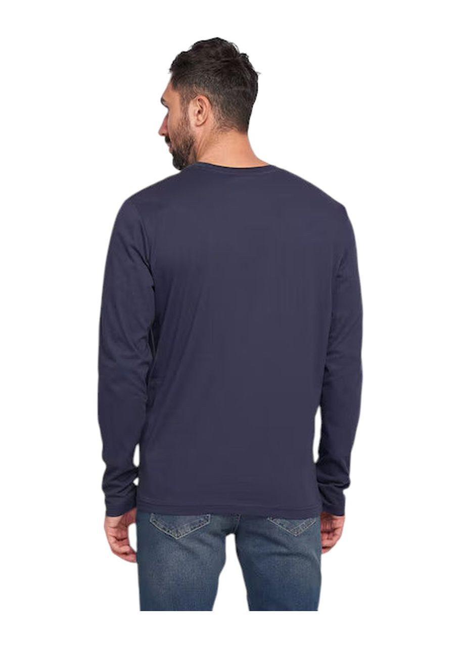 Синий лонгслив Kenvelo