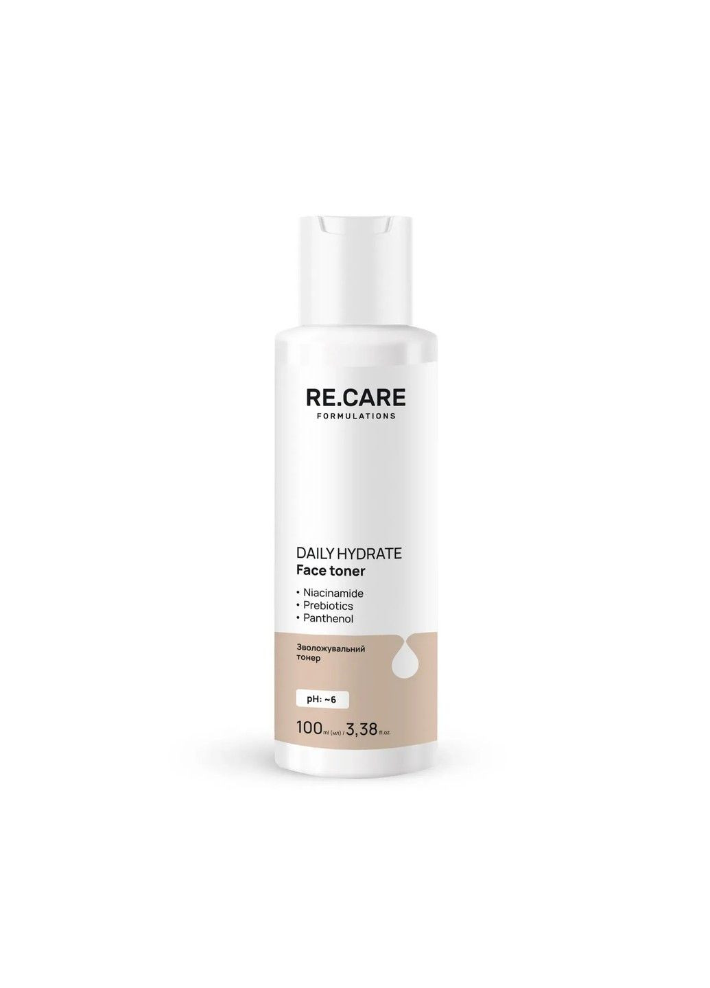 Увлажняющий тонер Daily Hydrate Face Toner 100 мл Re.Care (346493116)