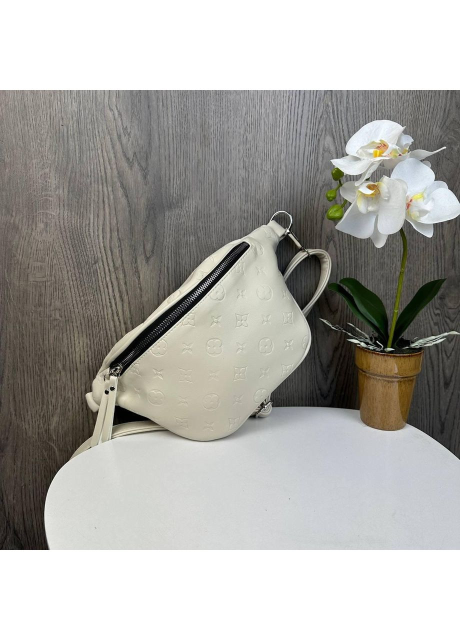 Модний жіночий рюкзак бананка темно-синій зі штучної міської шкіри для повсякденного використання сумка-рюкзак ProDobro 1 (363136349)