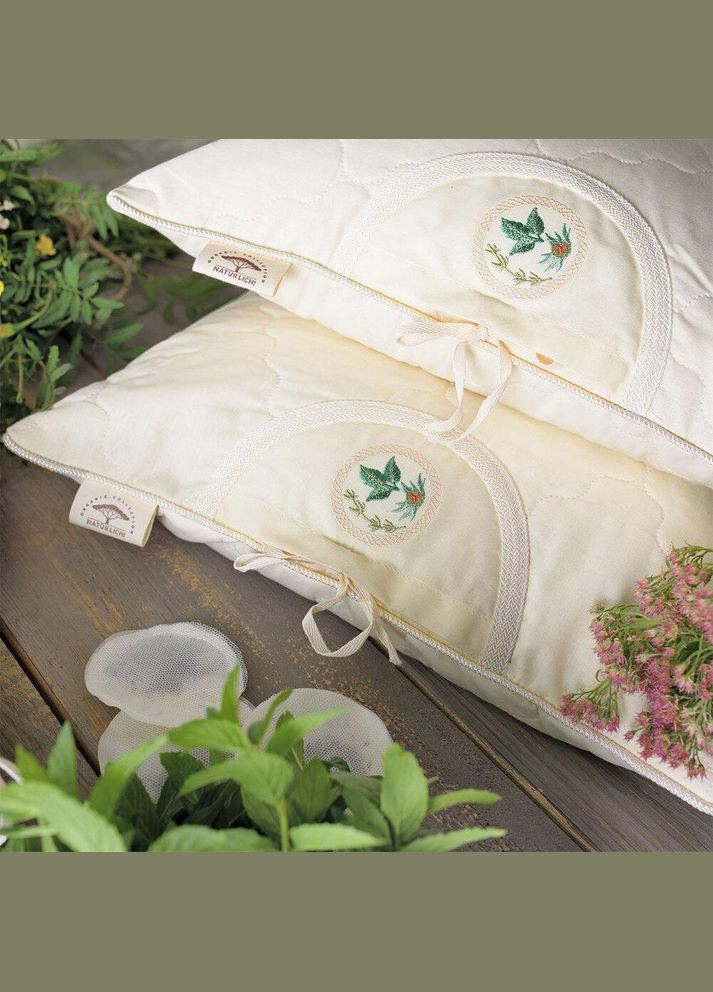 Подушка гречана 40х40 см Aromavita ортопедична з гречкою гречка з гречаним лушпинням жорстка з гречаним IDEIA (334726705)