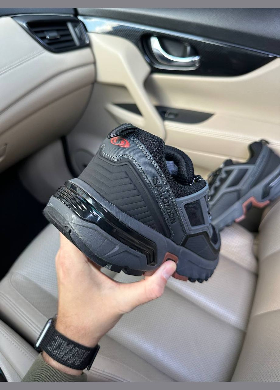 Чорні Зимовий кросівки зимові чоловічі salomon acs winter gore-tex black gray termo | саломон acs чорні сірі термо No Brand