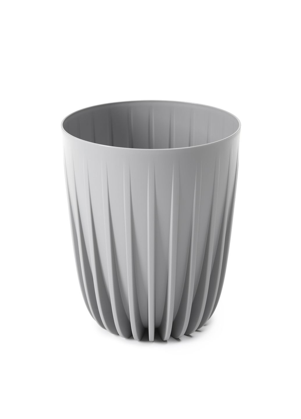 Кашпо 250 сірий, пластик Lamela Міра (345726182)