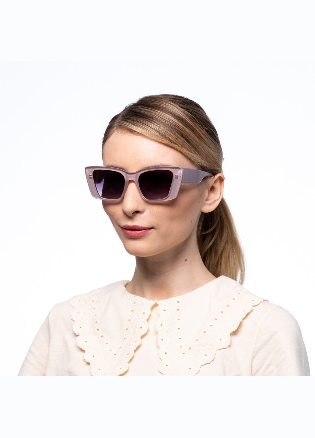 Сонцезахисні окуляри з поляризацією Фешн-класика жіночі LuckyLOOK 382-749 (289358702)