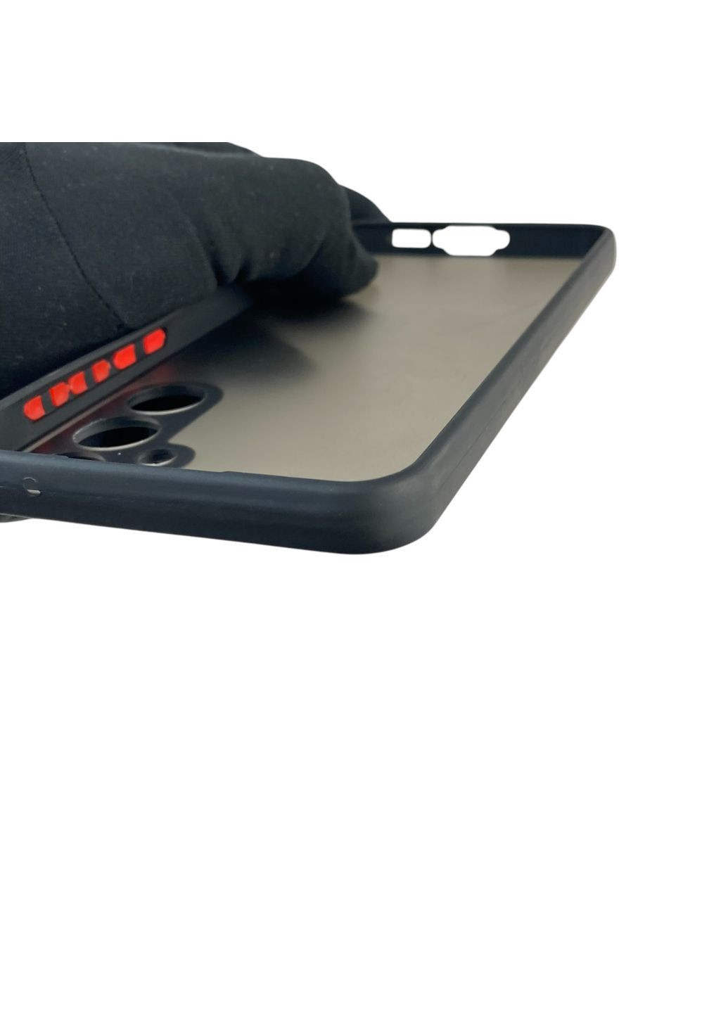 Чохол для телефона Galaxy A55 5G (SM-A556B) с 3D принтом бантиків із захистом камери на самсунг а55 5г чорний Samsung (366388221)