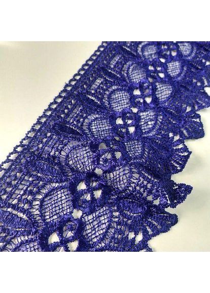 Кружево макраме 12 см (13 м) Цвет синий (40-L0370-2) Plus-plus (352744386)