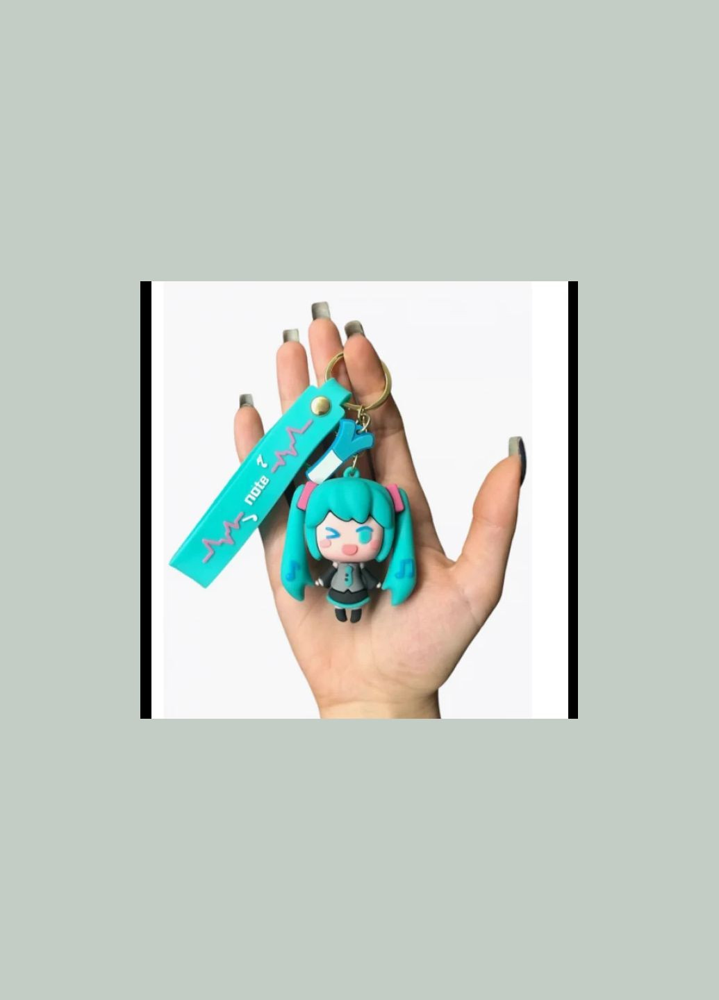Брелок фигурка Мику Хатсуне Miku Hatsune вокалоид аниме No Brand (322931180)