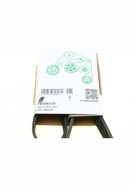 Ремень генератора поликлиновый FB 7EPK1179 Ina (360745644)