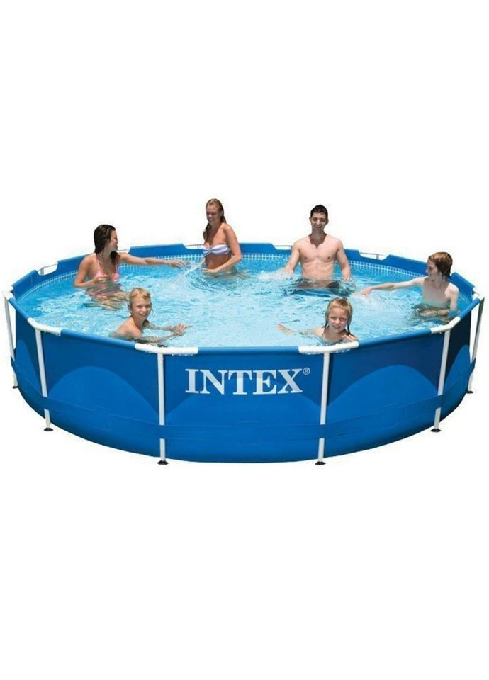 Бассейн каркасный 28210 круглый, 366-76см, объем – 6 503 л No Brand (354759969)