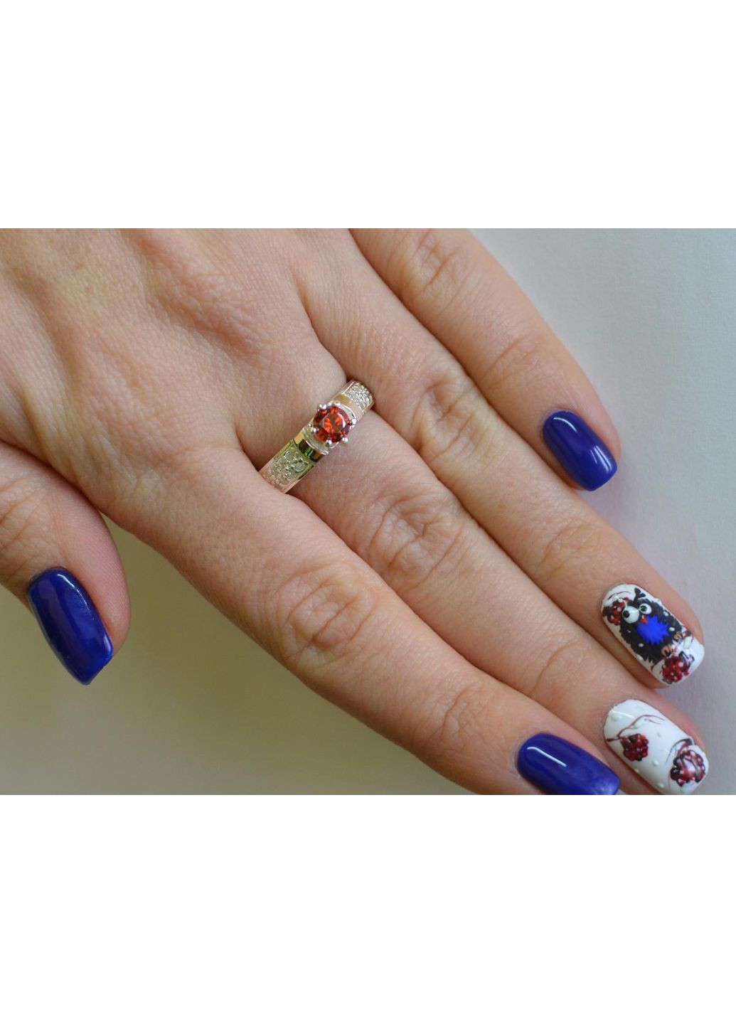 Серебряная кольца с золотыми напайками Silver Style (367268272)