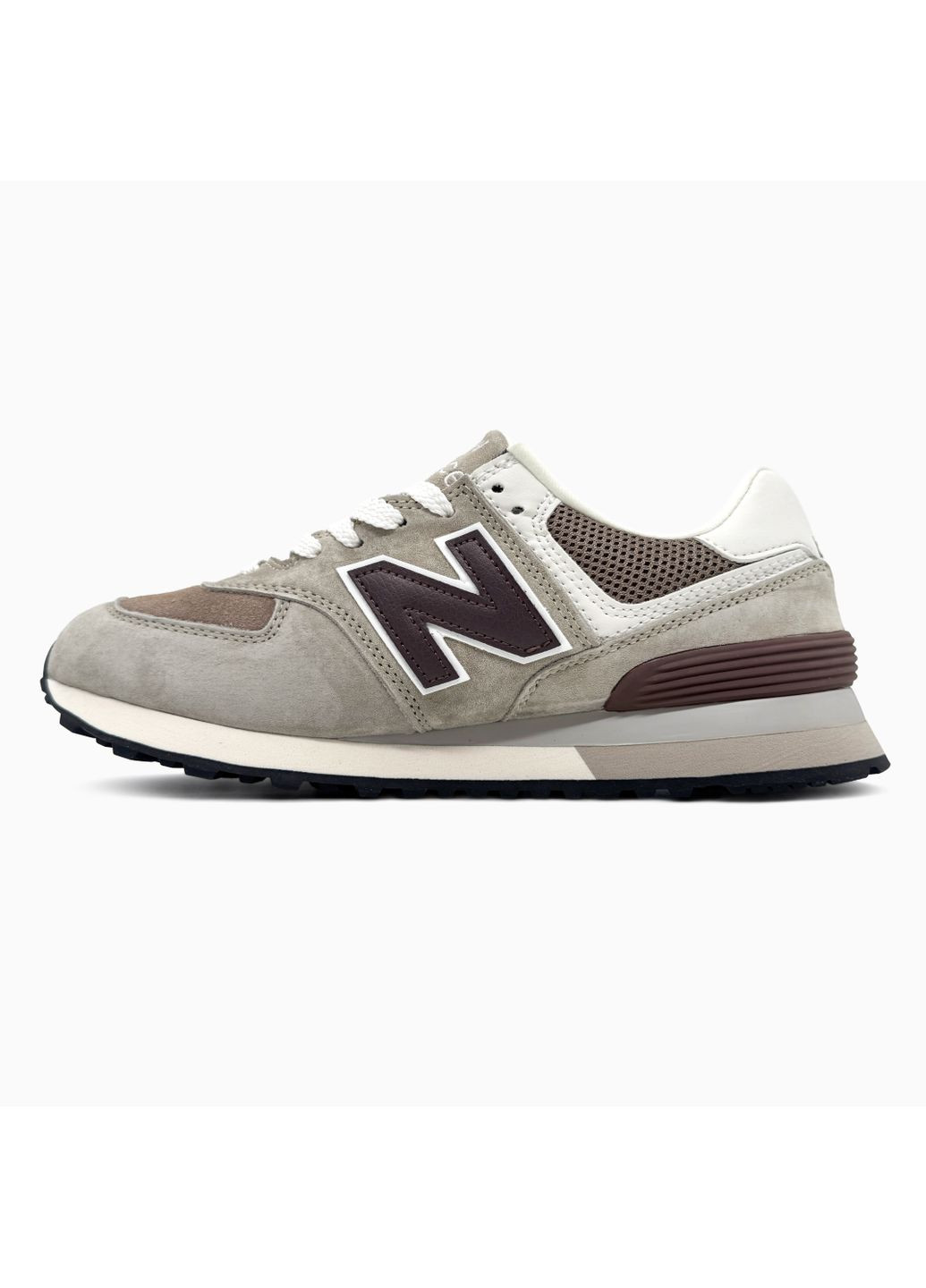Кросівки жіночі і чоловічі New Balance 574 Legacy Beige Brown | Нью Беланс 574 бежеві демісезони (370604320)