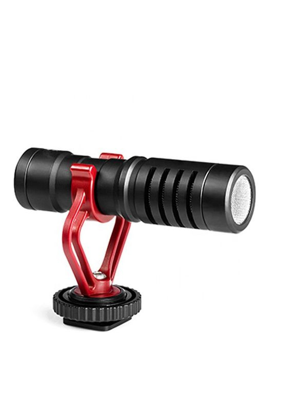 Направлений мікрофон для телефону, камери, фотоаппарату М100, кардіоїдний, з вітрозахистом Savetek (336211574)