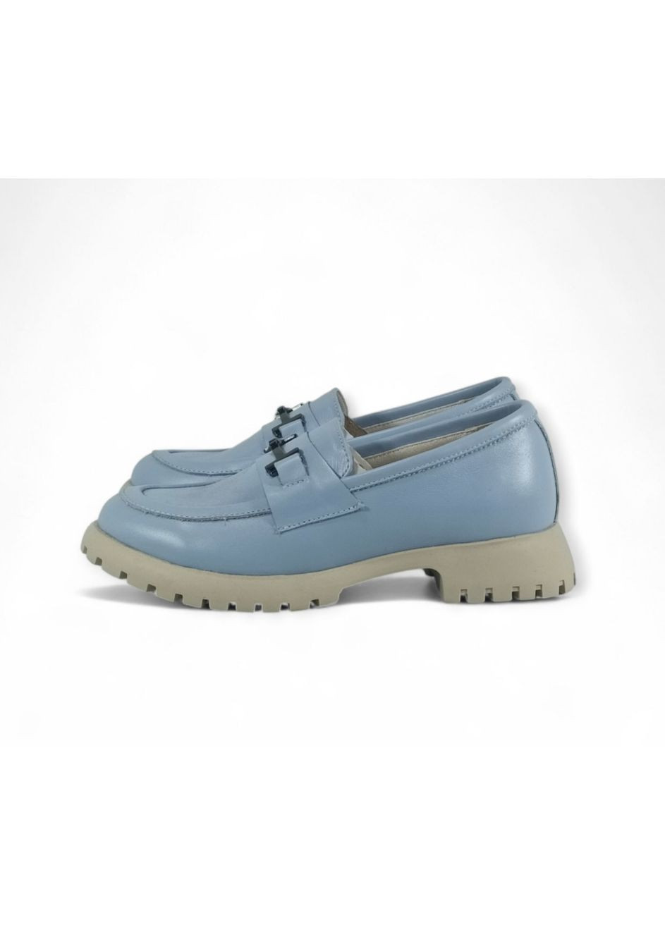 AVK Туфли женские10120/72301(57) лоферы голубой з, — (355371893)