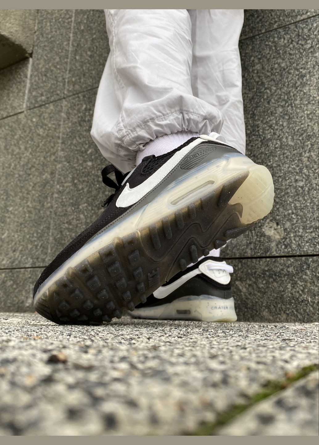 Кросівки жіночі і чоловічі Nike Air Max Terrascape 90 black | Найк Аір Макс Терраскейп 90 чорні No Brand чорні демісезони (316663587)