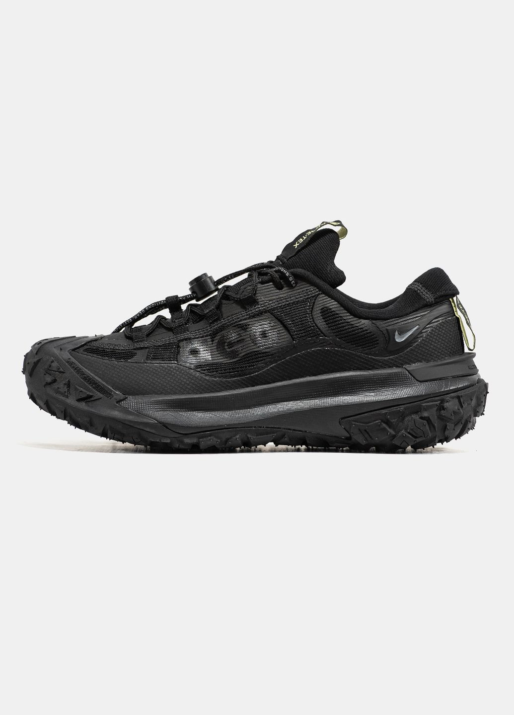 Чорні Осінні кросівки чоловічі nike acg mountain fly 2 low black gore-tex | найк ацг моунтеін чорні No Brand
