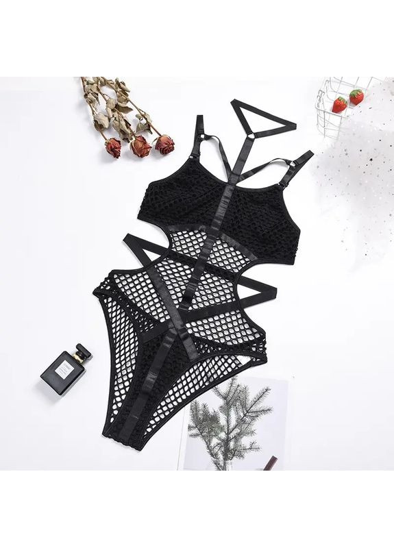 Кружевный сексуальный боди размер S-XL с сеткой. Сексуальный боди из спандекса для ролевых игр China (360865059)