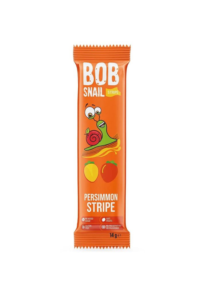 Конфета страйпс из хурмы 14г Bob Snail (370150642)