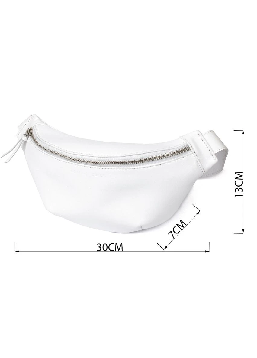 Стильная кожаная сумка на пояс 11356 Grande Pelle (391770520)