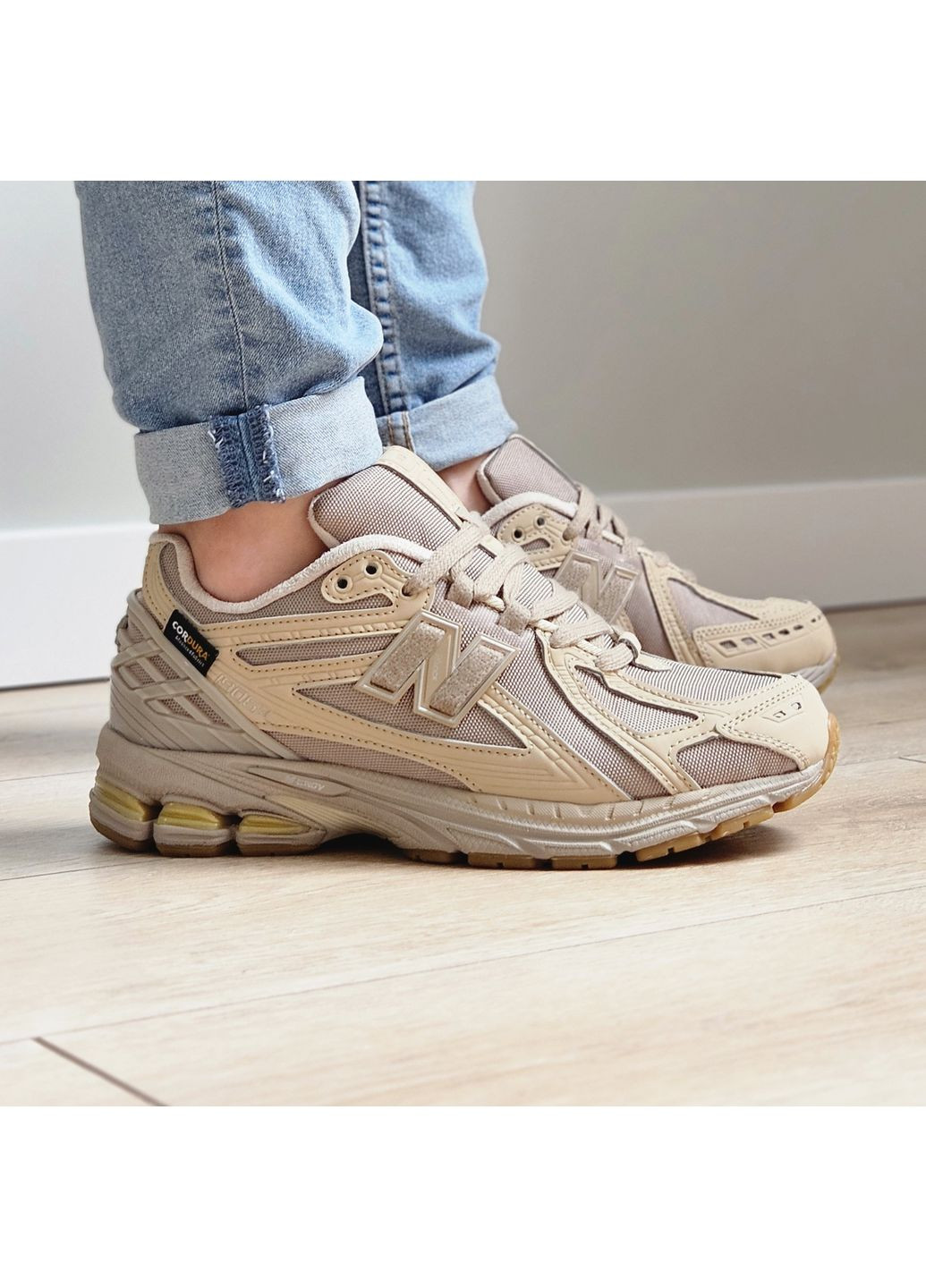 Кроссовки женские и мужские New Balance 1906R Cordura beige | Нью Беланс 1906R бежевые No Brand бежевые демисезоны (364087945)
