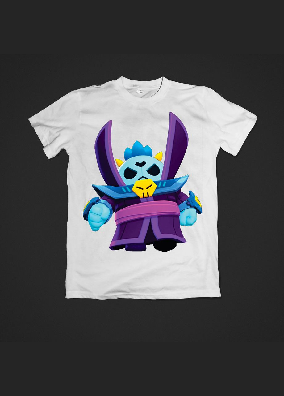 Белая демисезонная футболка youstyle spike 0670 Gildan