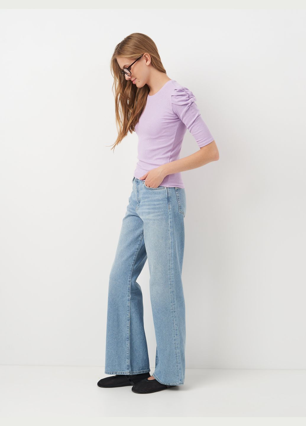 Топ в рубчик Stradivarius (301378031)