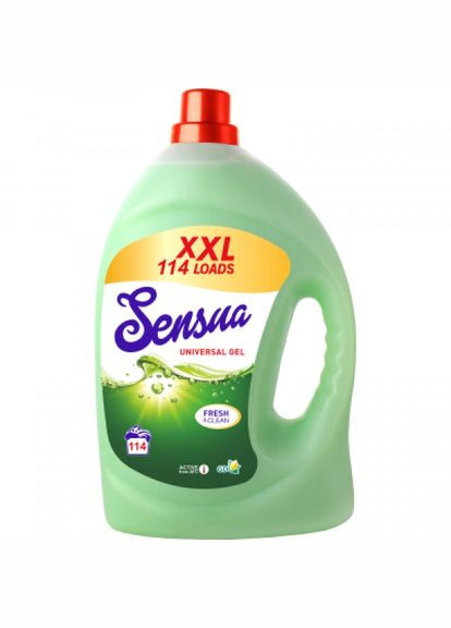 Засіб для прання Sensua universal gel для всіх типів тканин і кольорів 4 л (275092756)