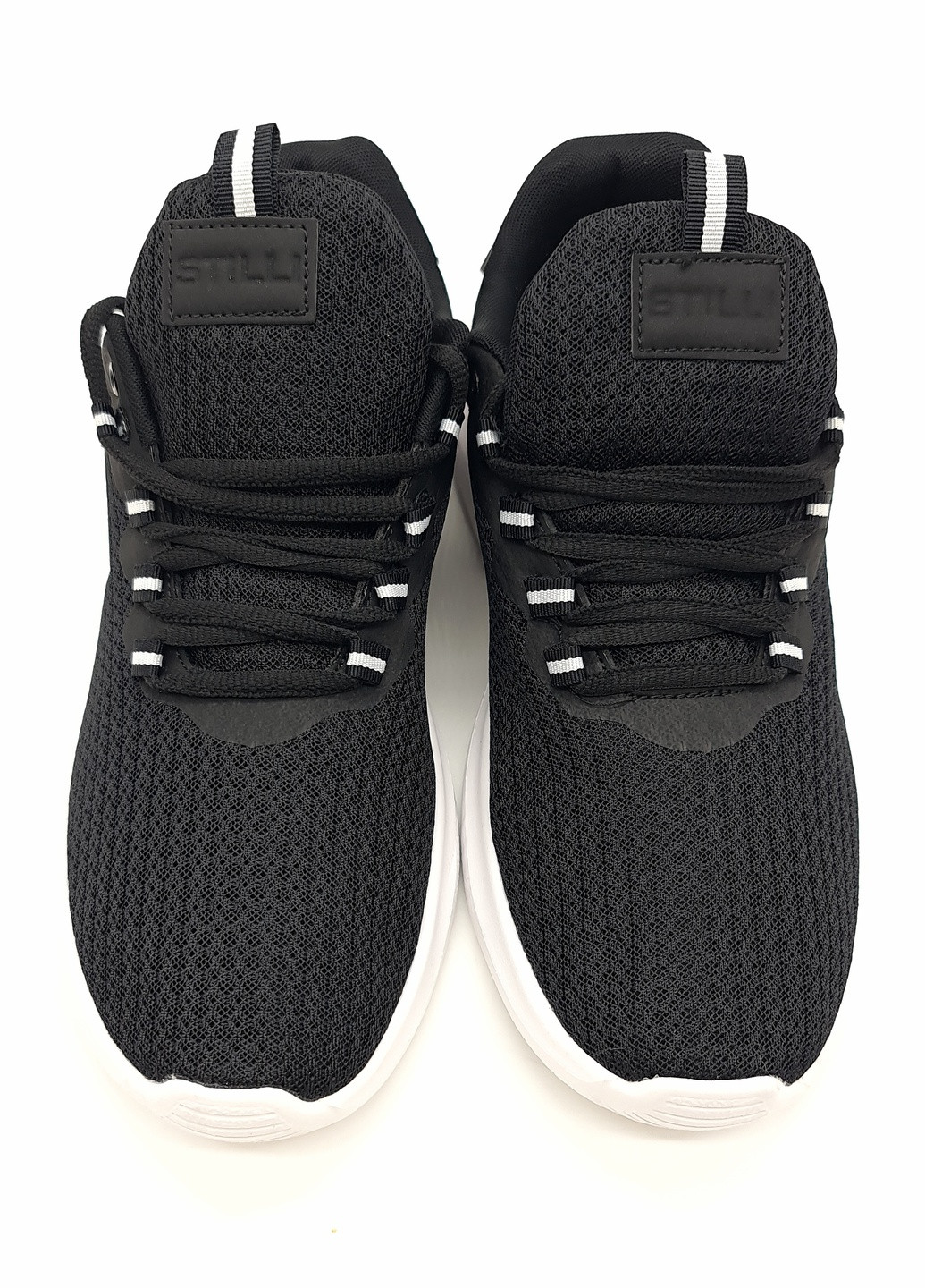 Черные всесезонные мужские кроссовки черные текстиль sl-17-5 29,5 см (р) Stilli