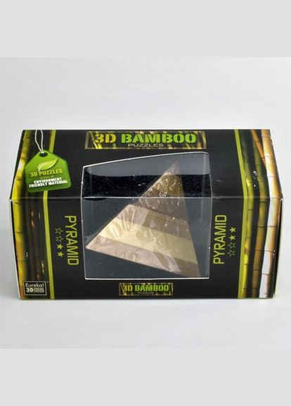 Головоломка Pyramid (Пирамида) 3D Bamboo 473126 Eureka (301835109)