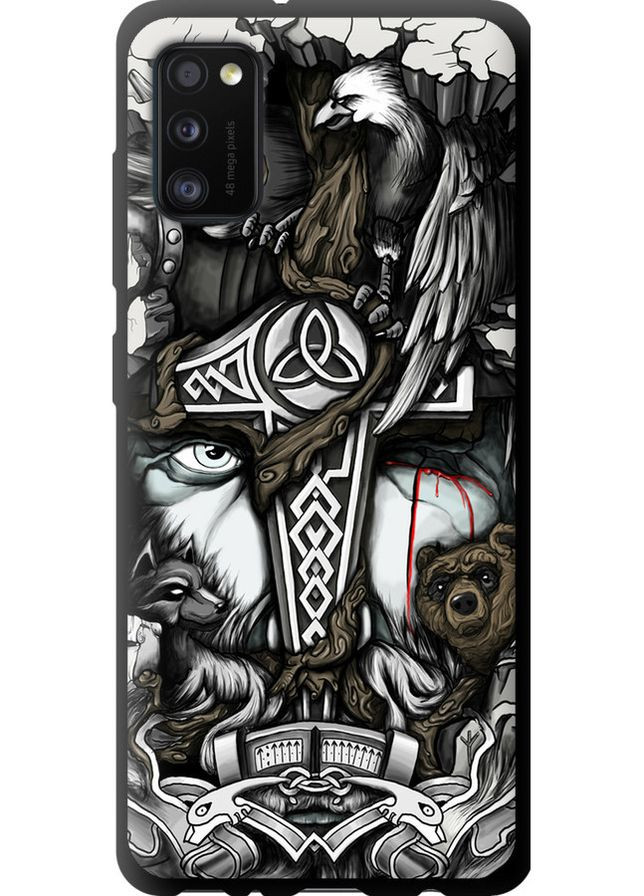 TPU чохол 'Тату Вікінг' для Endorphone Samsung Galaxy A41 A415F (257830986)