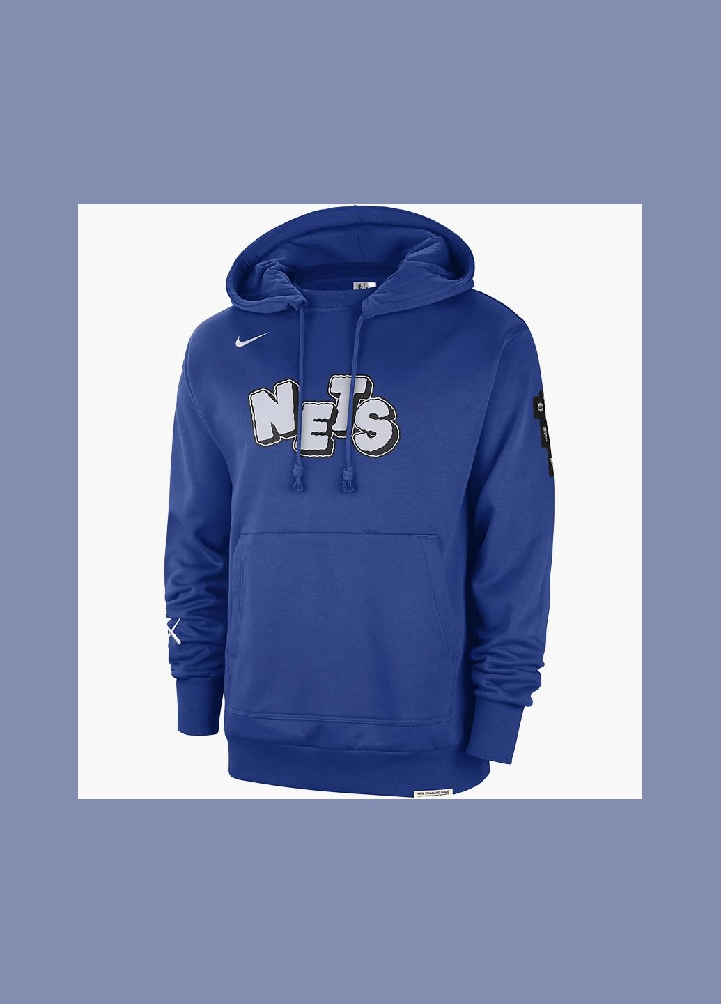 Худые мужские Nba Courtside Brooklyn Nets Standard Issue City Edition 2023/24 Blue FB4440-495 Nike (369763941)