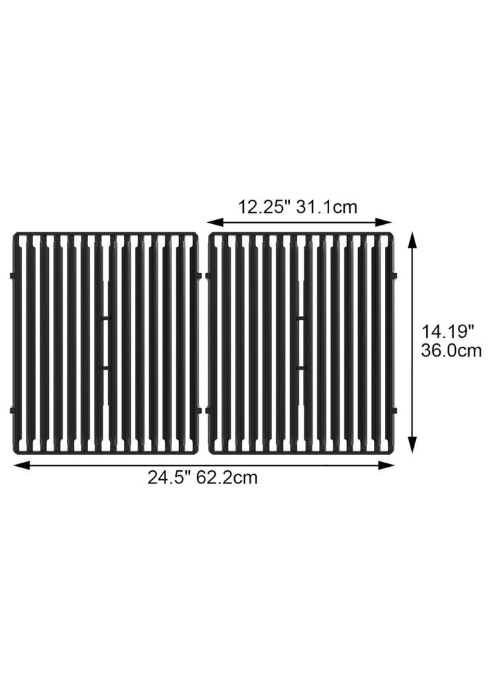Чугунные решетки Signet 2 шт 11227 Broil King (326804018)