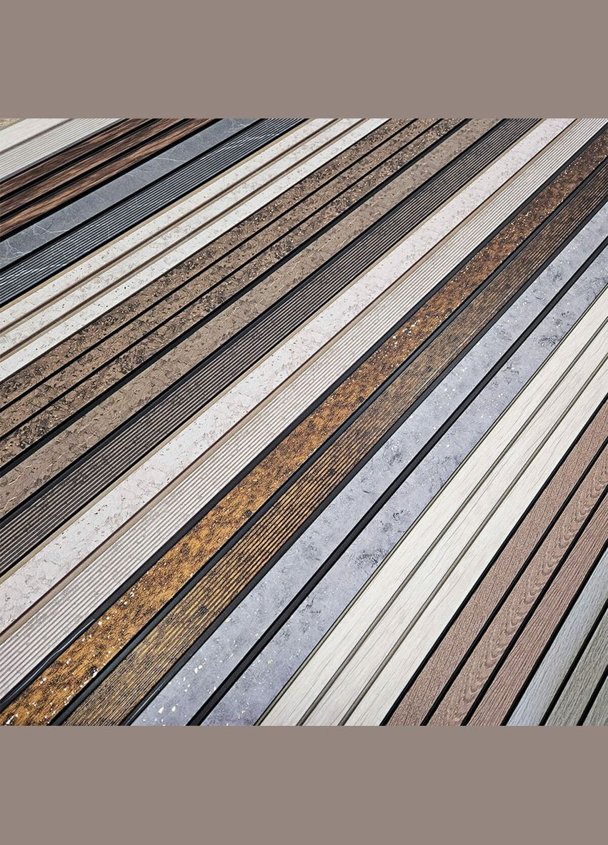 Декоративная PS рейка 122*2900*12мм (D) SW00001748 Sticker Wall (298046369)