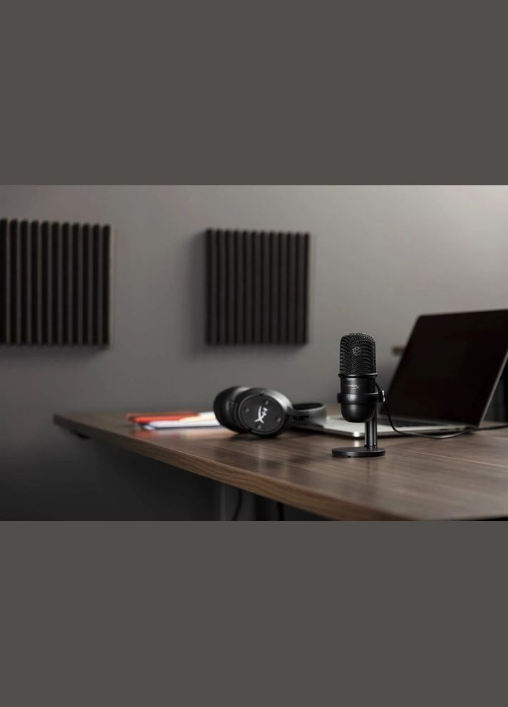 Микрофон геймерский SoloCast, Bi, USB-A, 2м, NGenuity, HyperX (333824383)