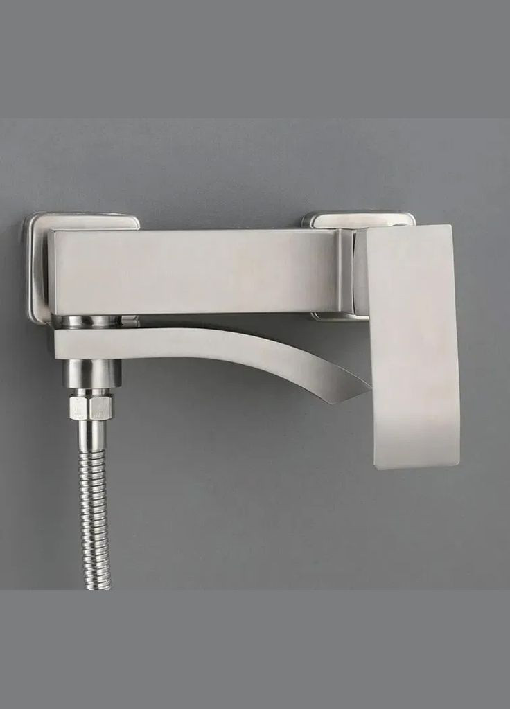 Змішувач для ванни MASON з душ набором, колір сталі - 30.43.017 (126681) GH (317347154)