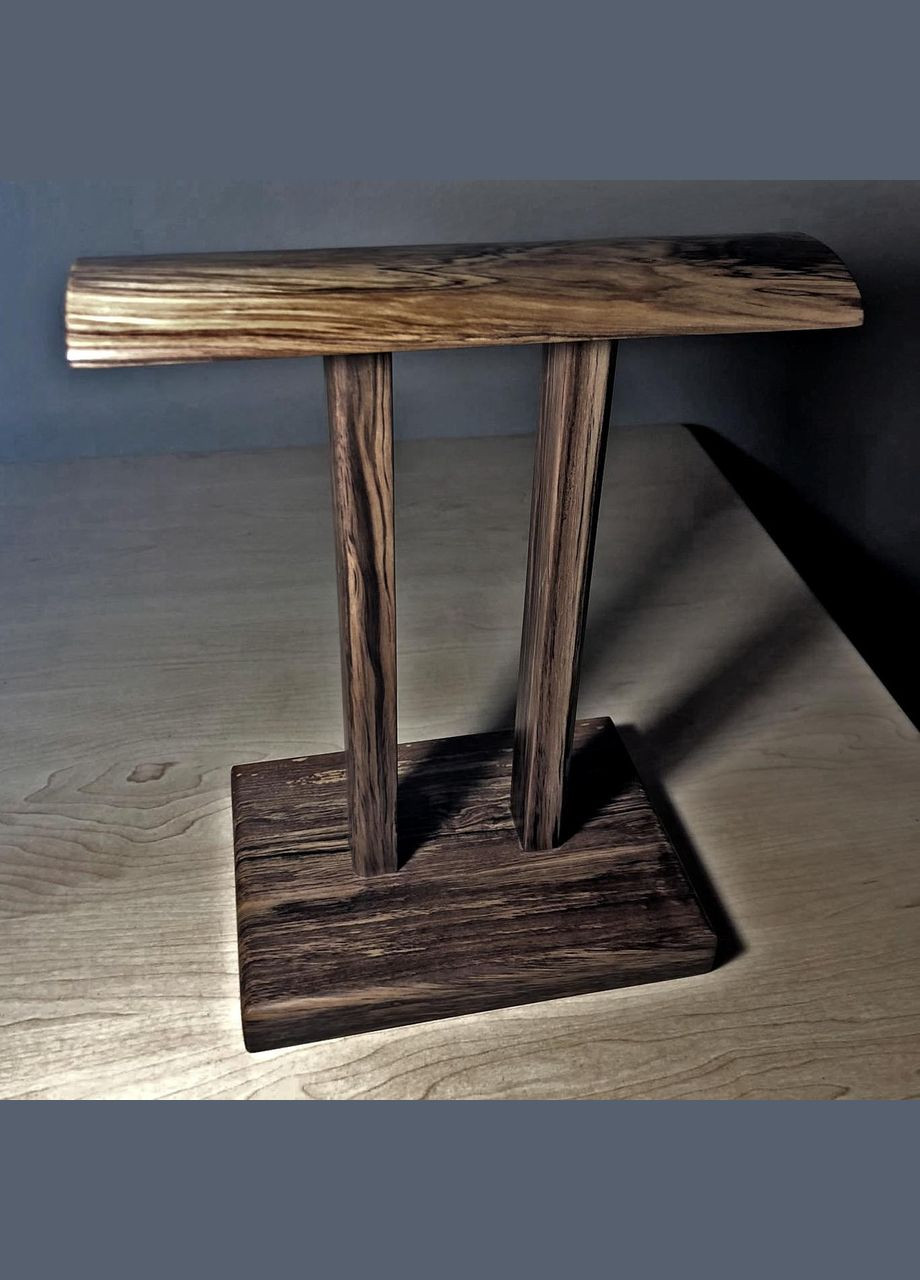 Стійка для навушників з дерева Пеггі мокко (НУП-003310) No Brand (328414314)