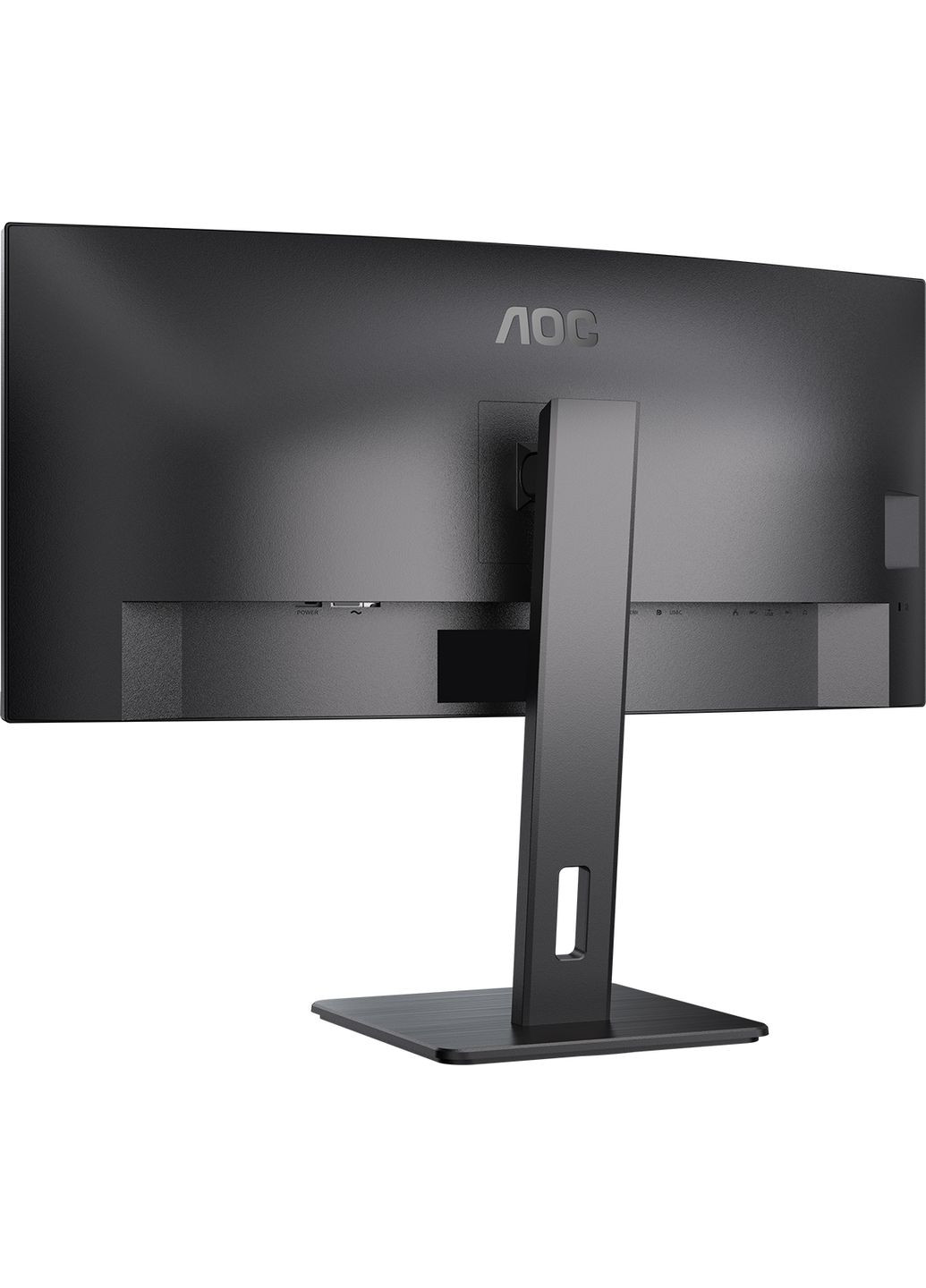 TFT 34" CU34P3CV, WQHD,VA, 100Hz, вигнутий, HDMI, DP, USBС, RJ-45, USB-hub, HAS, кол, чорний AOC (314749972)
