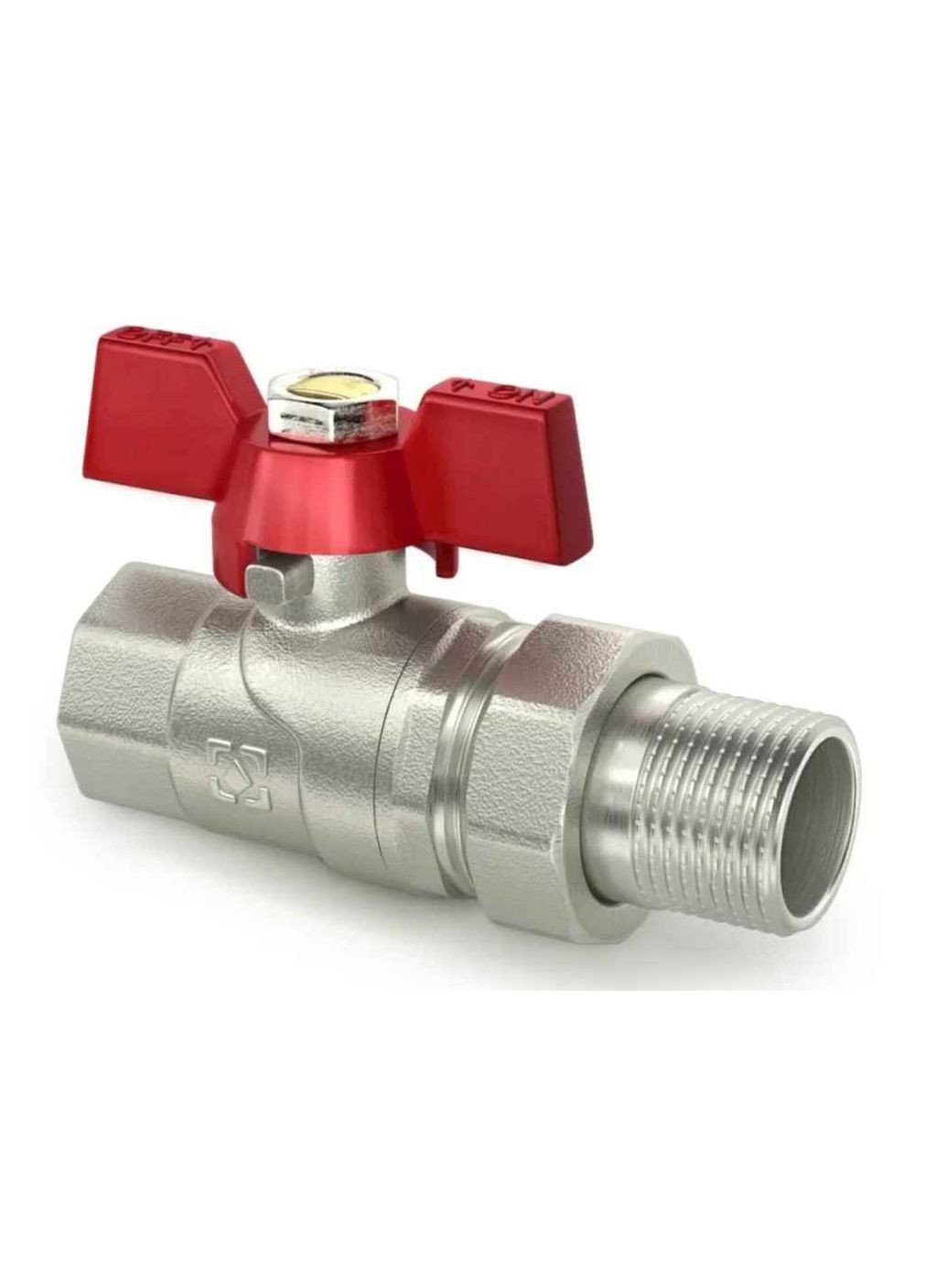 Кран кульовий з американкою 1" ВЗ, DN25, CSA-031, метелик, RED Raftec (359434416)