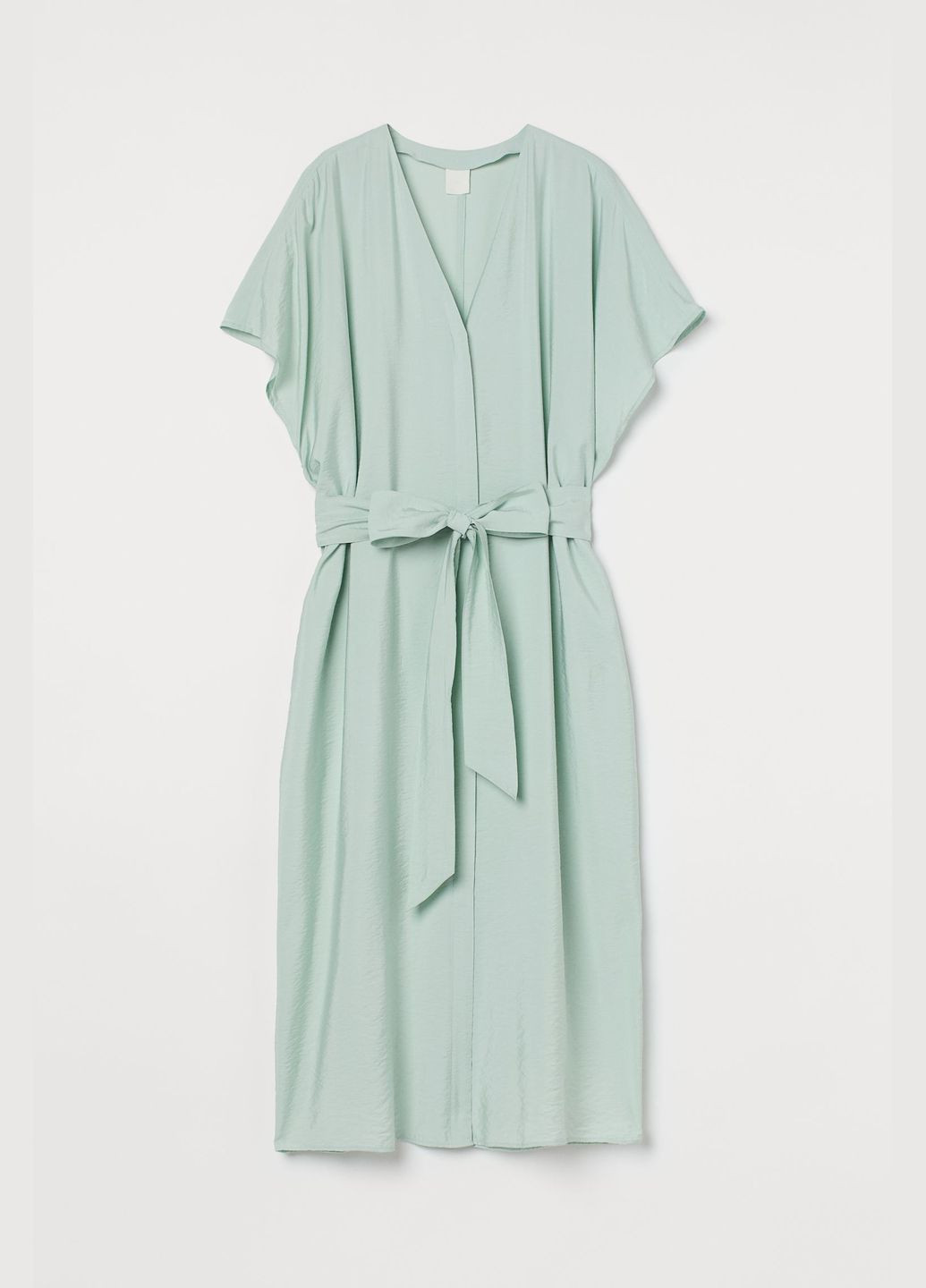 Мятное повседневный платье H&M однотонное