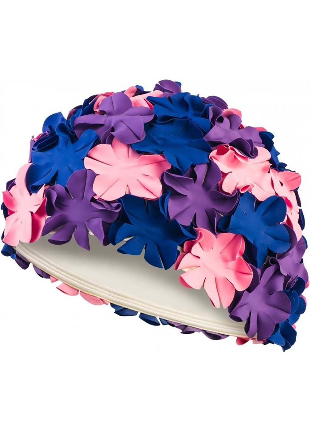 Шапка для плавания BLOOM пурпурный,розовый Уни Aqua Speed (302234337)