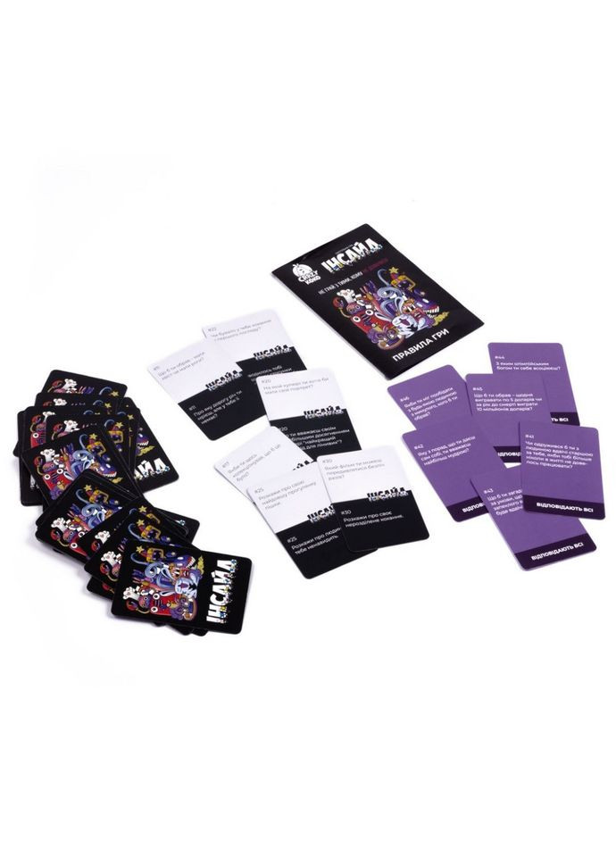 Карточная игра "Инсайд" VT5903-03, 50 карточек, правила игры Vladi toys (329887026)