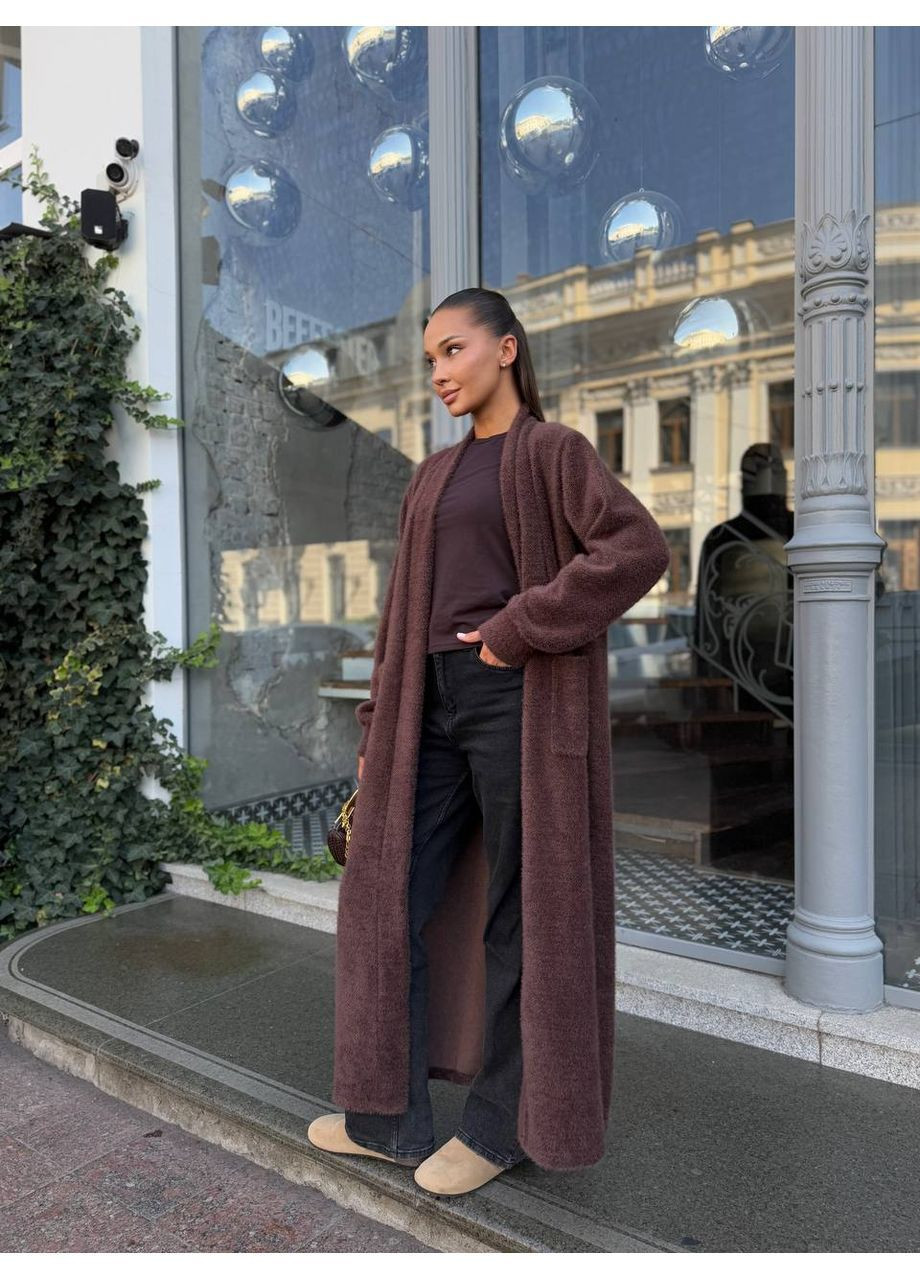 Коричневый кардиган Luna