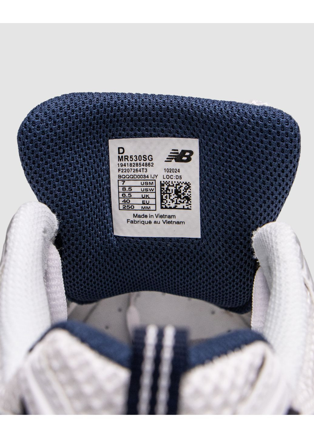 КРОСІВКИ ЖІНОЧІ NEW BALANCE 530 NAVY BLUE / WHITE НЬЮ БЕЛАНС 530 No Brand білі демісезони (369387365)