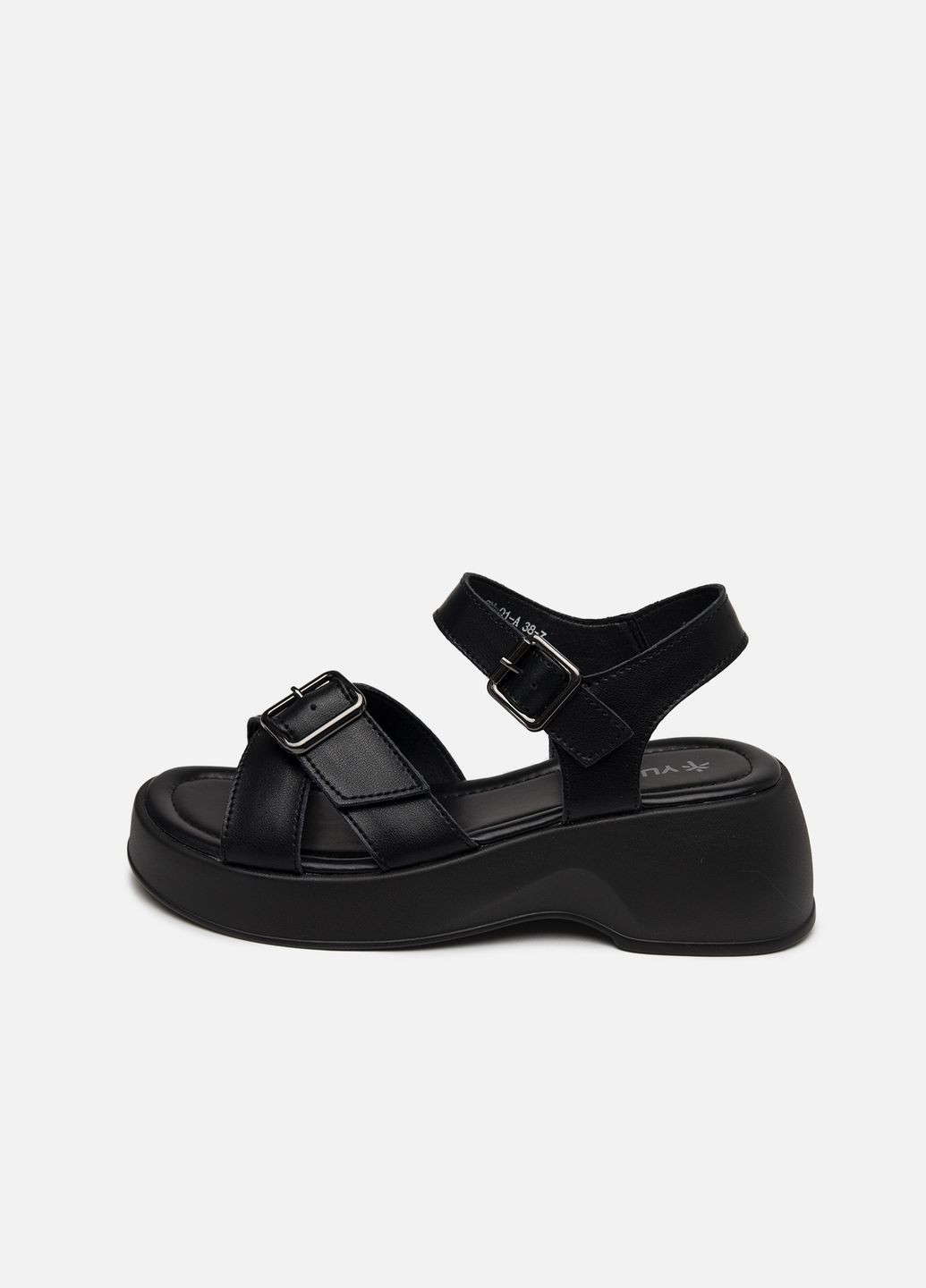 Черные женские босоножки на платформе цвет черный цб-00233340 Wilmar